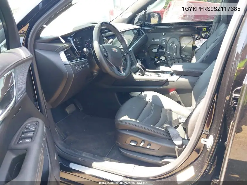 2025 Cadillac Xt6 Awd Premium Luxury VIN: 1GYKPFRS9SZ117385 Lot: 42578363