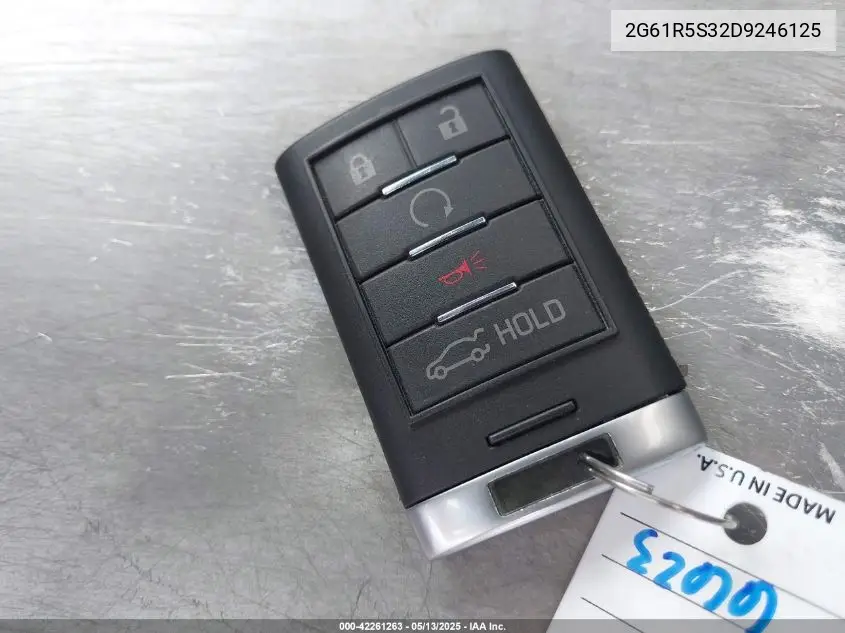 2013 Cadillac Xts Luxury VIN: 2G61R5S32D9246125 Lot: 42261263