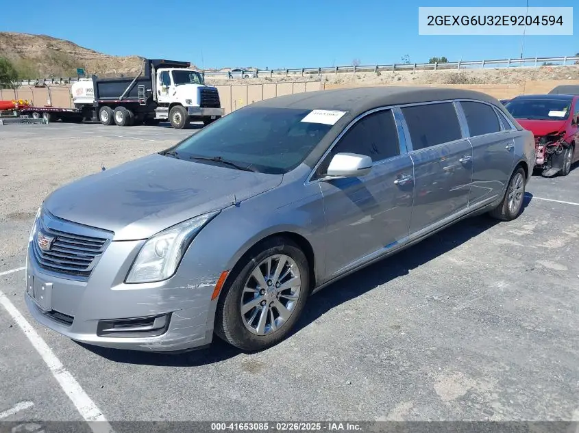 2014 Cadillac Xts V4U Coachbuilder Limousine VIN: 2GEXG6U32E9204594 Lot: 41653085