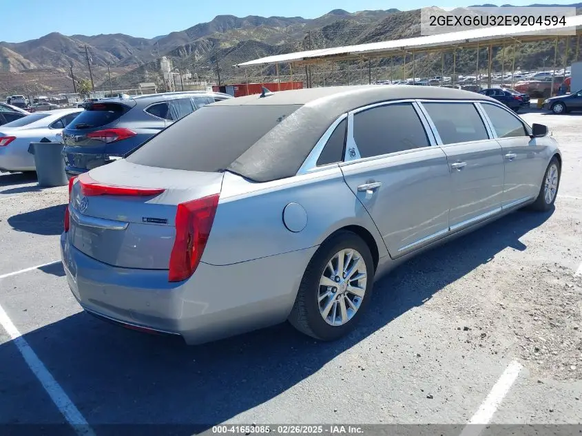 2014 Cadillac Xts V4U Coachbuilder Limousine VIN: 2GEXG6U32E9204594 Lot: 41653085