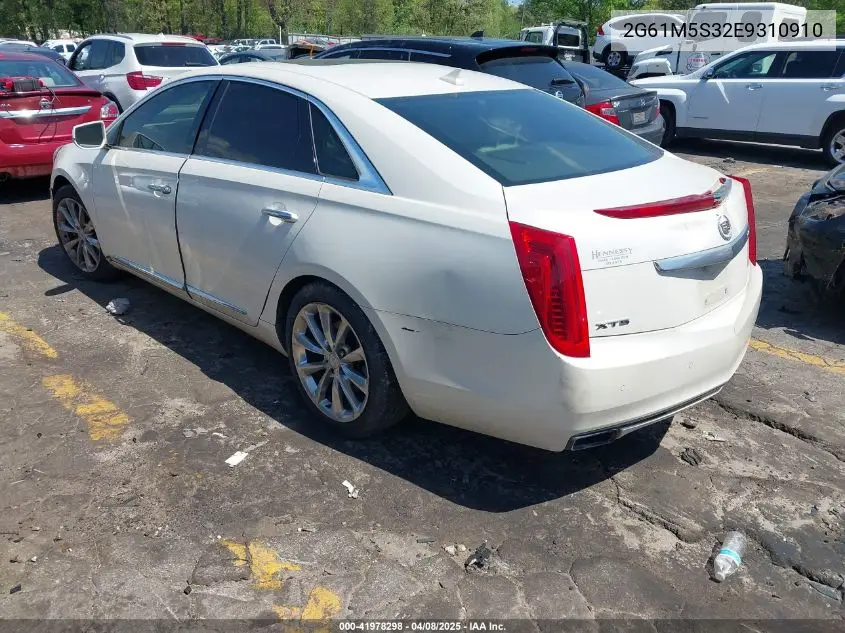 2014 Cadillac Xts Luxury VIN: 2G61M5S32E9310910 Lot: 41978298