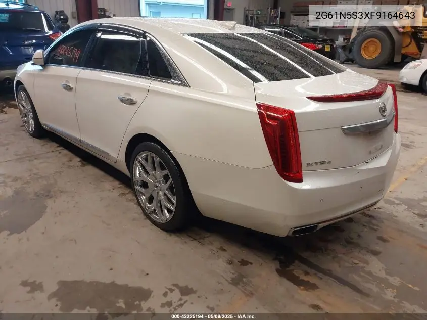 2015 Cadillac Xts Luxury VIN: 2G61N5S3XF9164643 Lot: 42225194