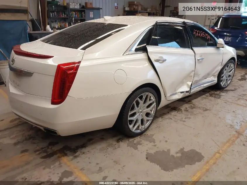 2015 Cadillac Xts Luxury VIN: 2G61N5S3XF9164643 Lot: 42225194