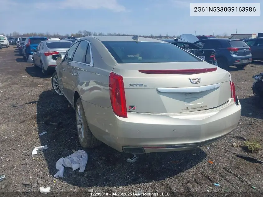 2016 Cadillac Xts Luxury Collection VIN: 2G61N5S30G9163986 Lot: 12299010