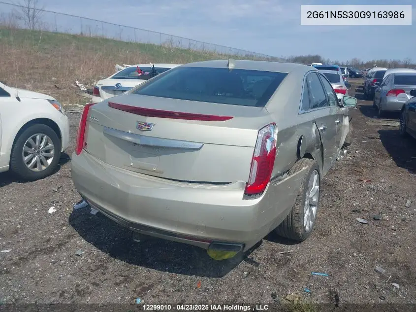 2016 Cadillac Xts Luxury Collection VIN: 2G61N5S30G9163986 Lot: 12299010