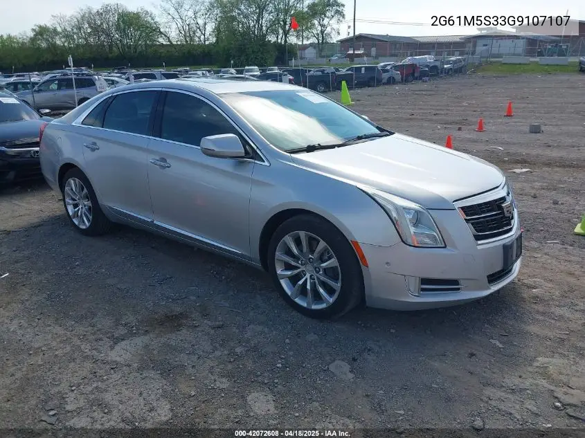 2016 Cadillac Xts Luxury Collection VIN: 2G61M5S33G9107107 Lot: 42072608