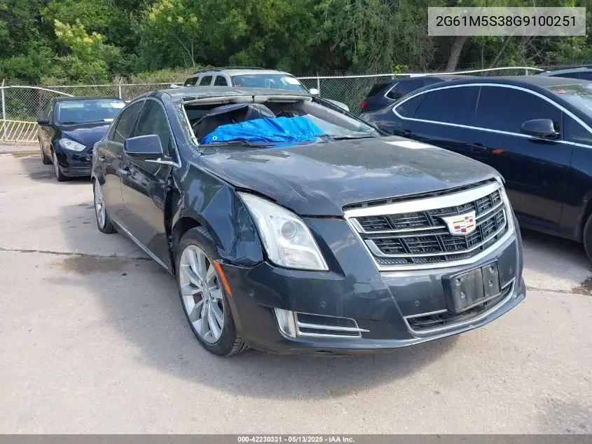 2016 Cadillac Xts Luxury Collection VIN: 2G61M5S38G9100251 Lot: 42230331