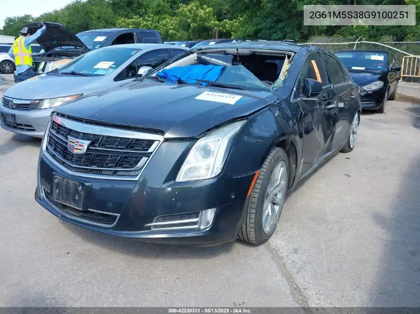 2016 Cadillac Xts Luxury Collection VIN: 2G61M5S38G9100251 Lot: 42230331