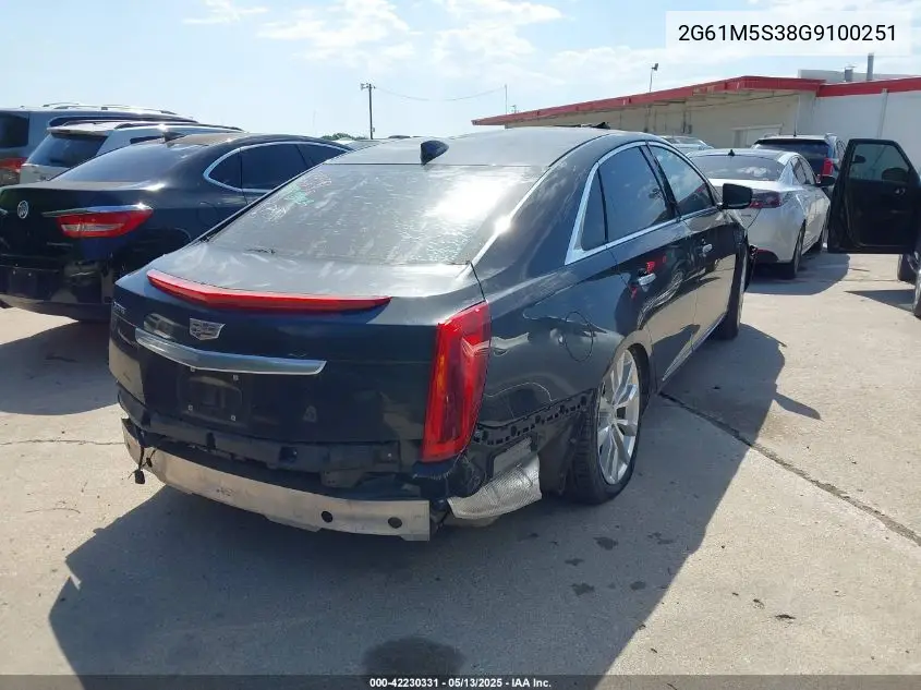 2016 Cadillac Xts Luxury Collection VIN: 2G61M5S38G9100251 Lot: 42230331