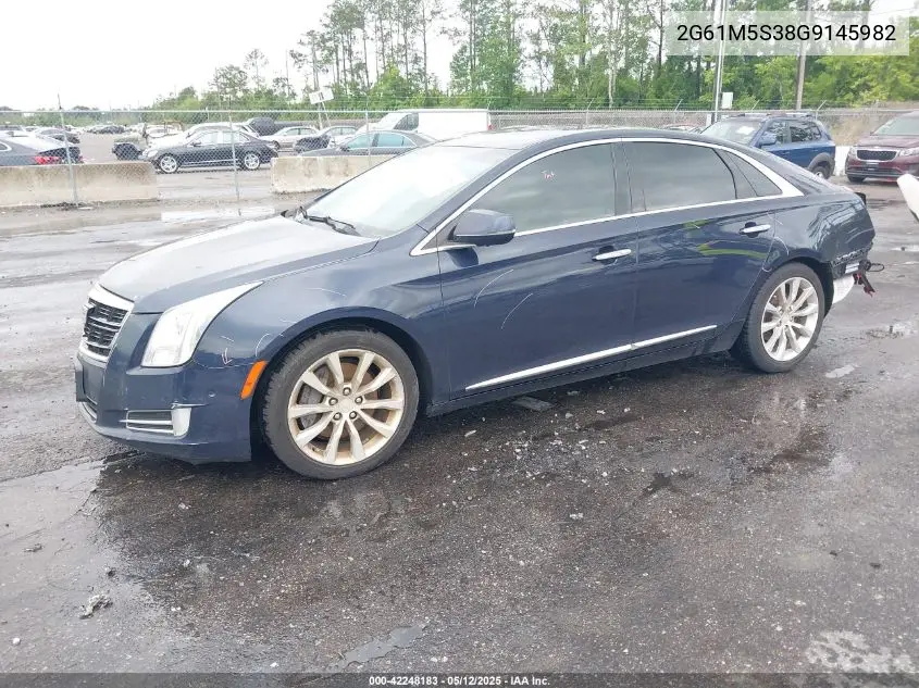 2016 Cadillac Xts Luxury Collection VIN: 2G61M5S38G9145982 Lot: 42248183