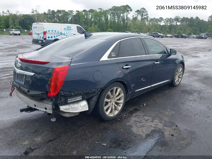 2016 Cadillac Xts Luxury Collection VIN: 2G61M5S38G9145982 Lot: 42248183