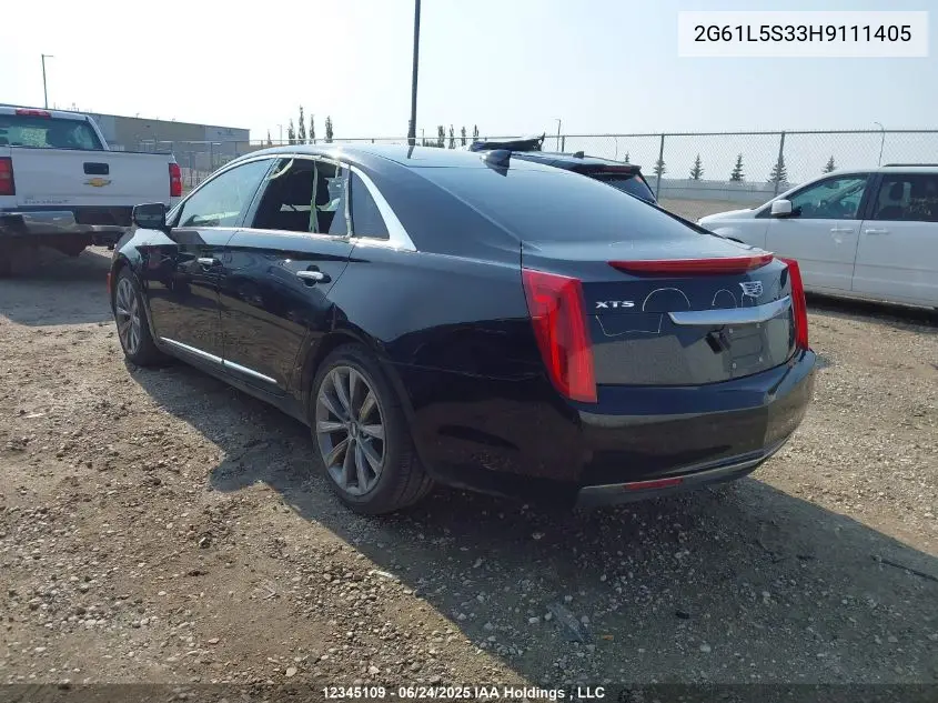 2017 Cadillac Xts VIN: 2G61L5S33H9111405 Lot: 12345109