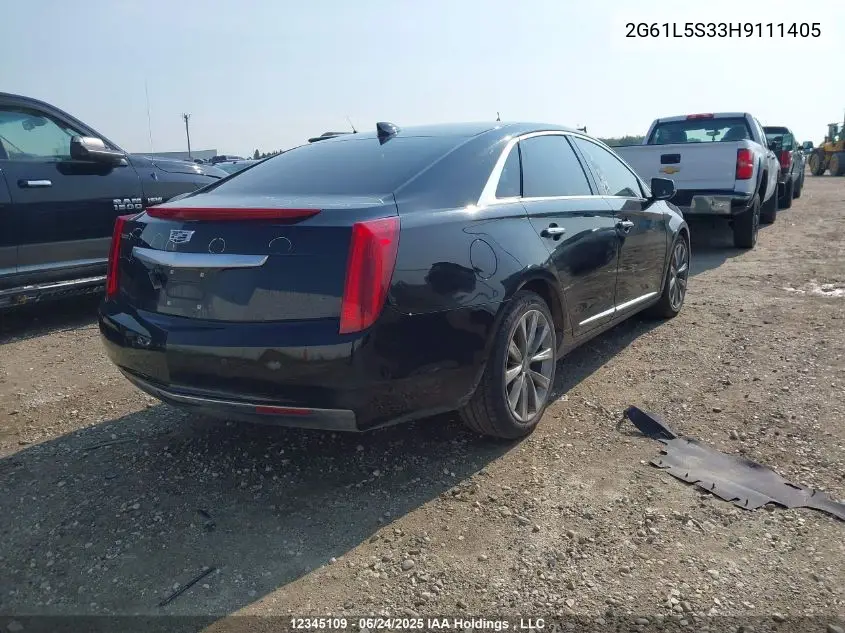2017 Cadillac Xts VIN: 2G61L5S33H9111405 Lot: 12345109