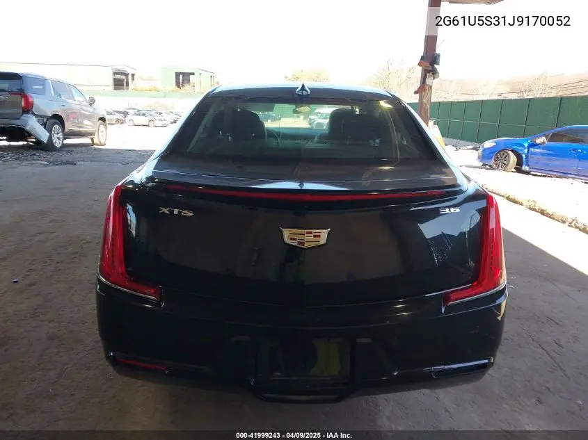 2018 Cadillac Xts W20 Livery Package VIN: 2G61U5S31J9170052 Lot: 41999243