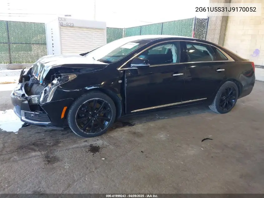 2018 Cadillac Xts W20 Livery Package VIN: 2G61U5S31J9170052 Lot: 41999243