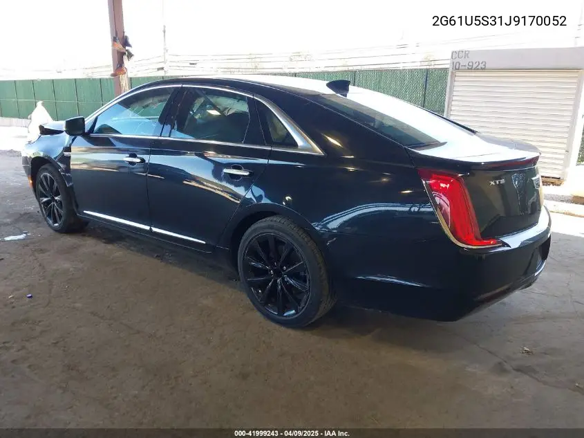 2018 Cadillac Xts W20 Livery Package VIN: 2G61U5S31J9170052 Lot: 41999243