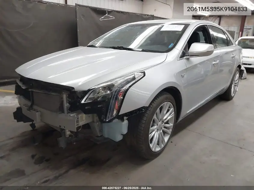 2019 Cadillac Xts Luxury VIN: 2G61M5S35K9104833 Lot: 42575227