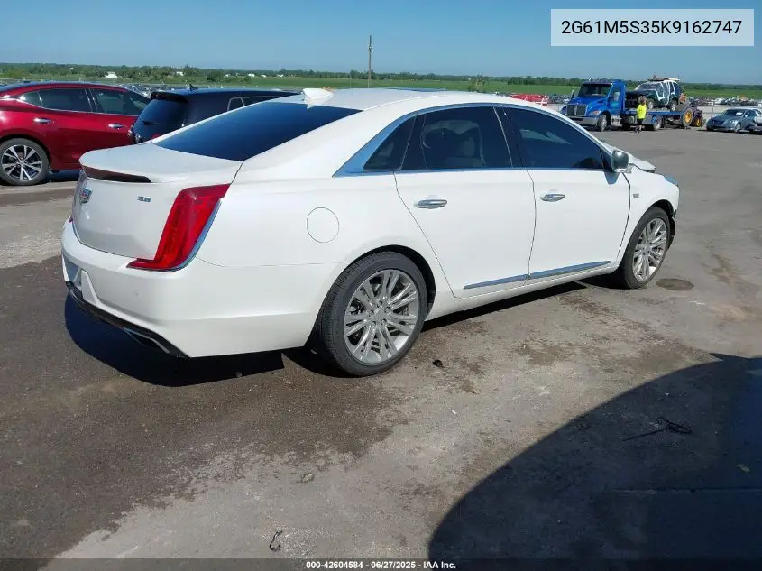 2019 Cadillac Xts Luxury VIN: 2G61M5S35K9162747 Lot: 42604584