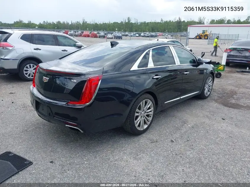 2019 Cadillac Xts Luxury VIN: 2G61M5S33K9115359 Lot: 42612026