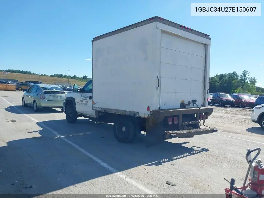 2007 Chevrolet Silverado 3500 Chassis Classic Work Truck VIN: 1GBJC34U27E150607 Lot: 42804069