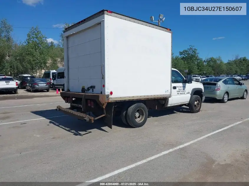 2007 Chevrolet Silverado 3500 Chassis Classic Work Truck VIN: 1GBJC34U27E150607 Lot: 42804069