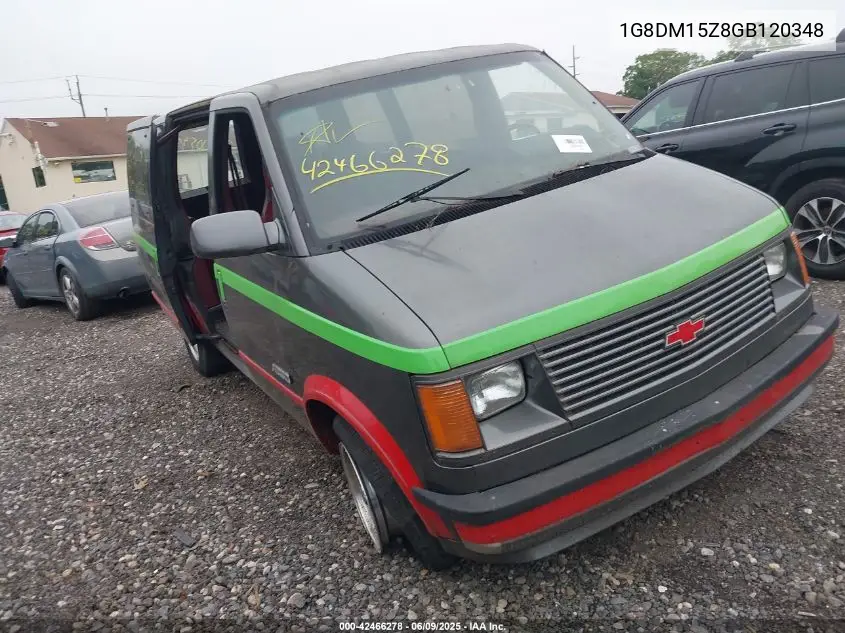 1986 Chevrolet Astro VIN: 1G8DM15Z8GB120348 Lot: 42466278