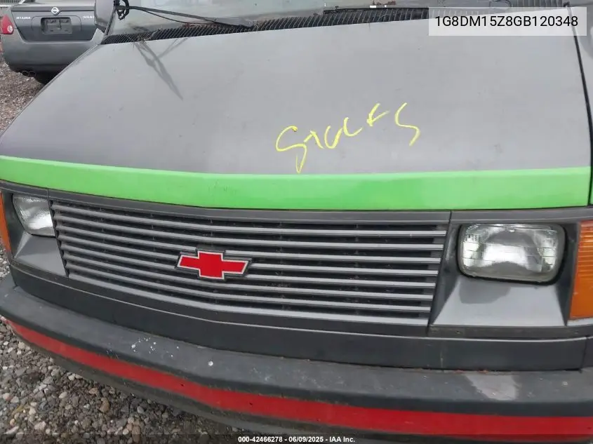 1986 Chevrolet Astro VIN: 1G8DM15Z8GB120348 Lot: 42466278