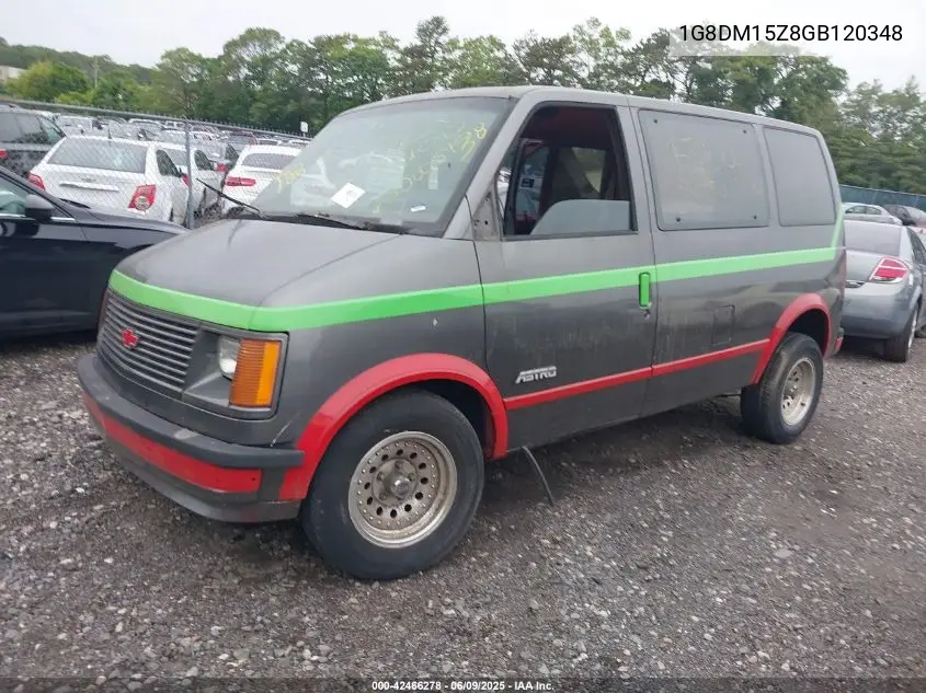 1986 Chevrolet Astro VIN: 1G8DM15Z8GB120348 Lot: 42466278