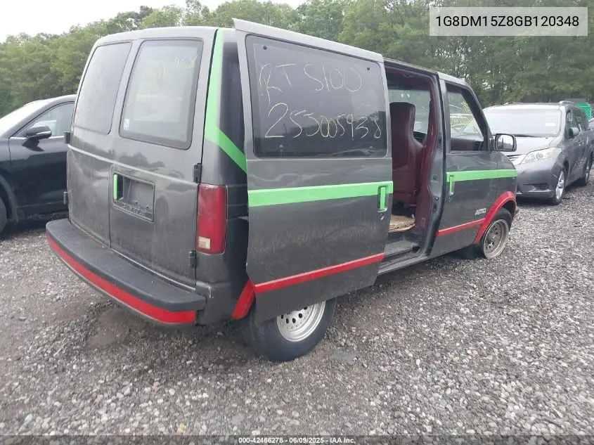 1986 Chevrolet Astro VIN: 1G8DM15Z8GB120348 Lot: 42466278