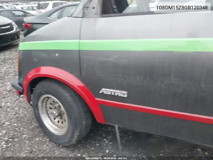 1986 Chevrolet Astro VIN: 1G8DM15Z8GB120348 Lot: 42466278