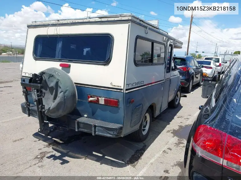 1989 Chevrolet Astro VIN: 1GNDM15Z3KB218158 Lot: 42194973
