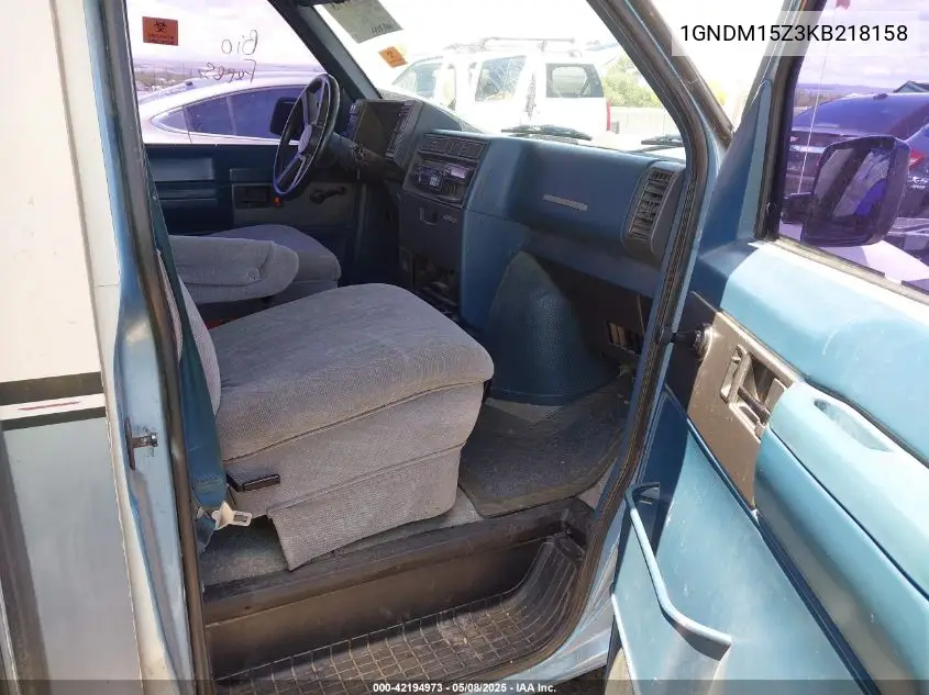 1989 Chevrolet Astro VIN: 1GNDM15Z3KB218158 Lot: 42194973