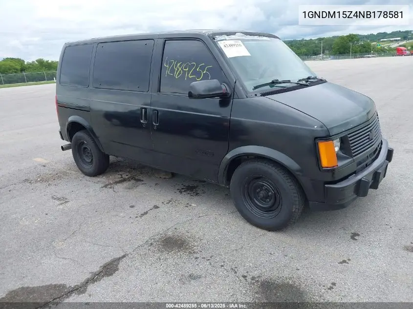 1992 Chevrolet Astro VIN: 1GNDM15Z4NB178581 Lot: 42489255