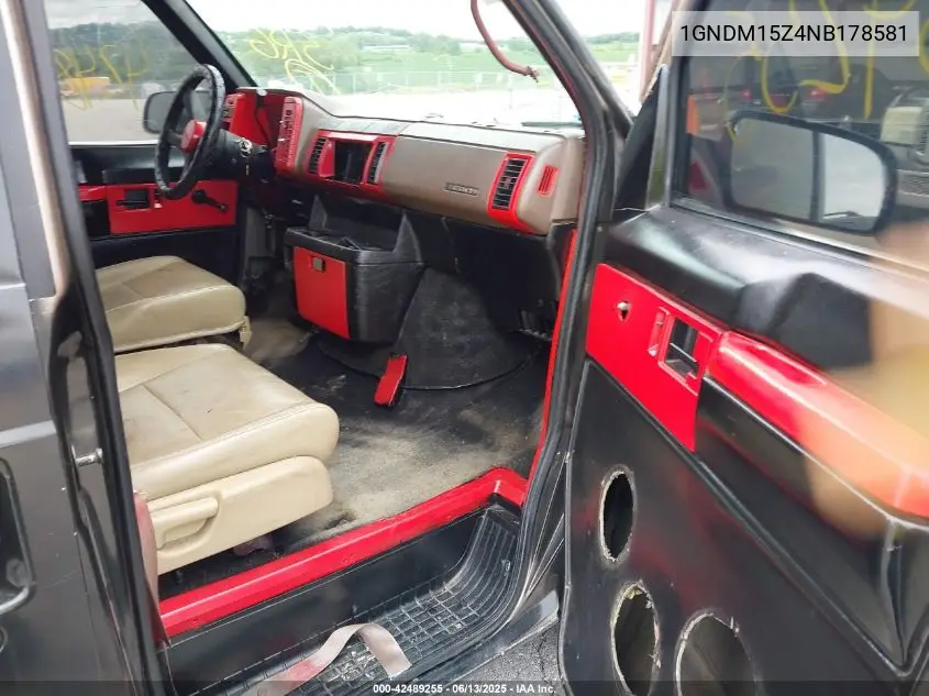 1992 Chevrolet Astro VIN: 1GNDM15Z4NB178581 Lot: 42489255