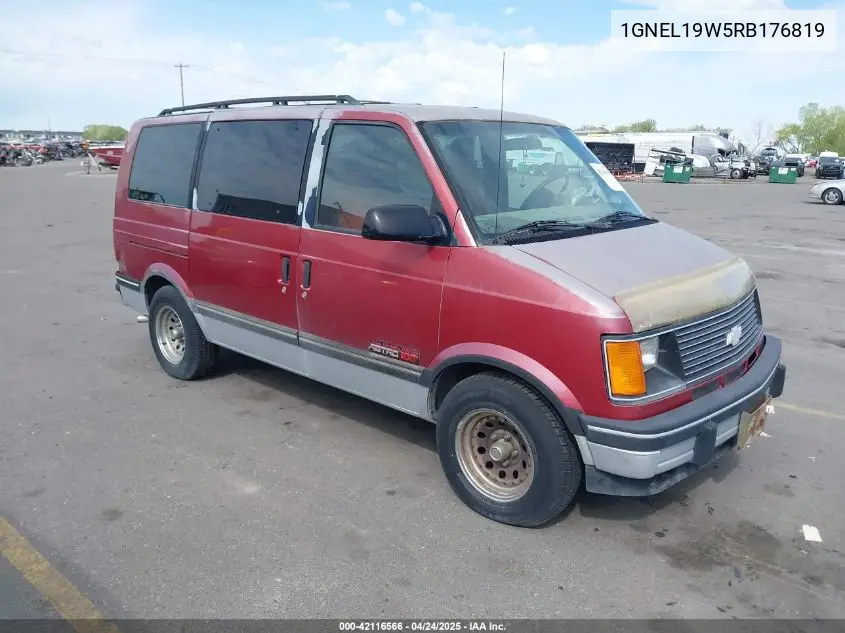 1994 Chevrolet Astro VIN: 1GNEL19W5RB176819 Lot: 42116566