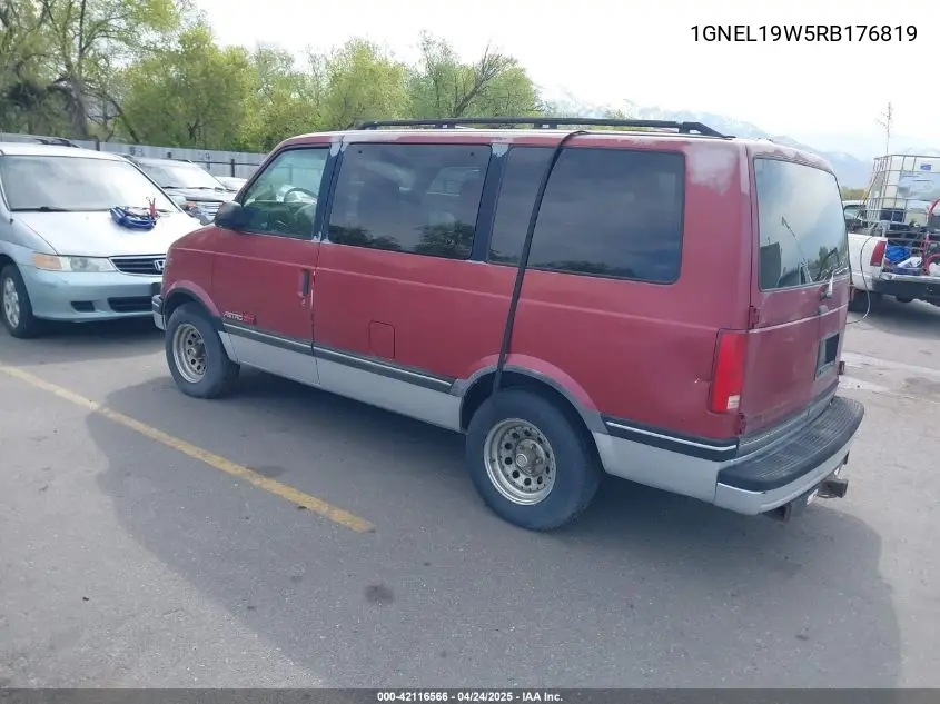 1994 Chevrolet Astro VIN: 1GNEL19W5RB176819 Lot: 42116566