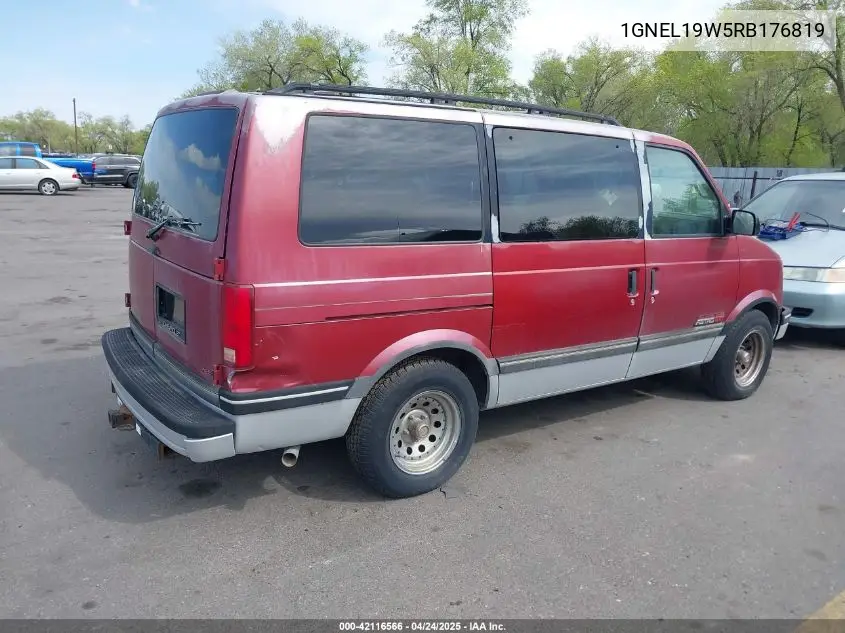 1994 Chevrolet Astro VIN: 1GNEL19W5RB176819 Lot: 42116566