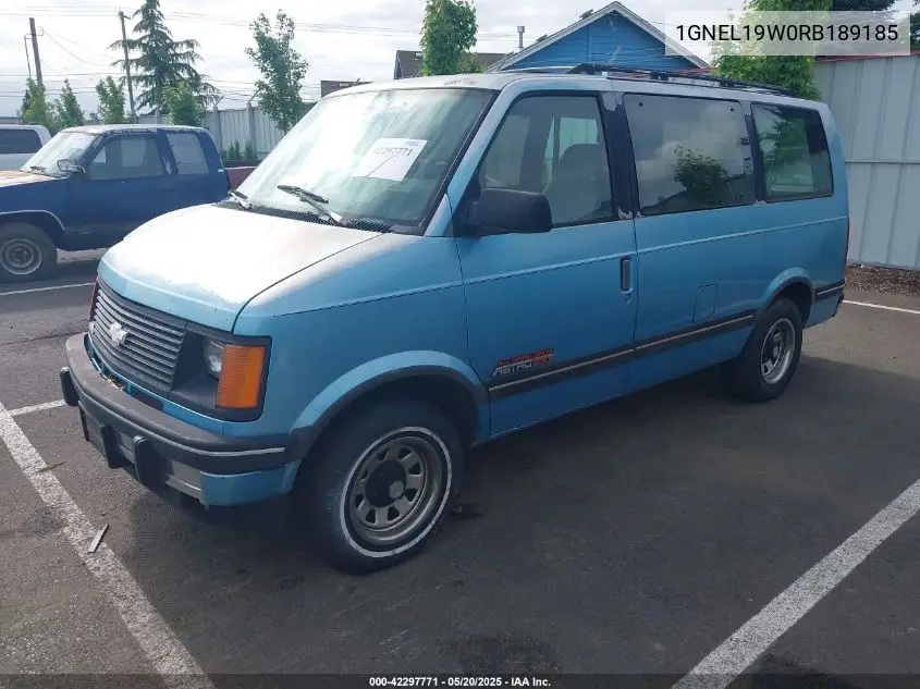 1994 Chevrolet Astro VIN: 1GNEL19W0RB189185 Lot: 42297771