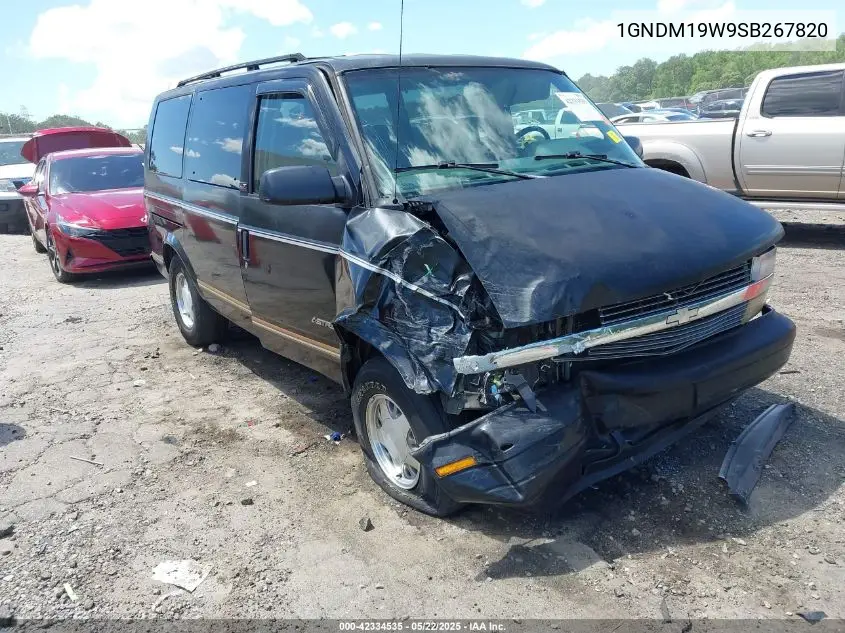 1995 Chevrolet Astro VIN: 1GNDM19W9SB267820 Lot: 42334535