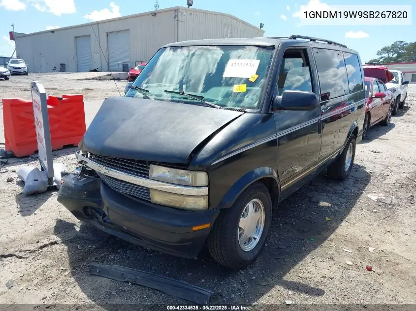 1995 Chevrolet Astro VIN: 1GNDM19W9SB267820 Lot: 42334535
