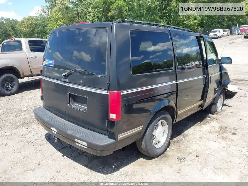 1995 Chevrolet Astro VIN: 1GNDM19W9SB267820 Lot: 42334535