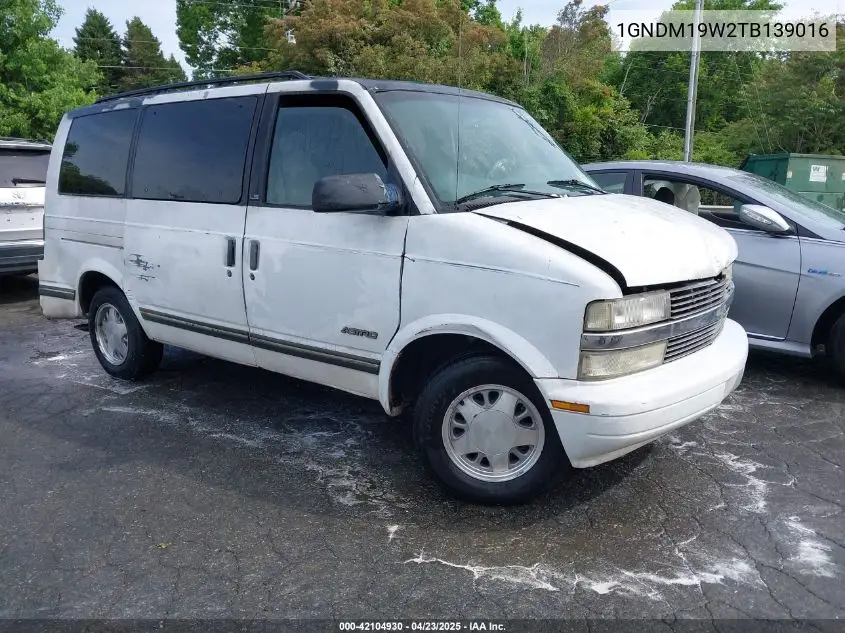 1996 Chevrolet Astro VIN: 1GNDM19W2TB139016 Lot: 42104930
