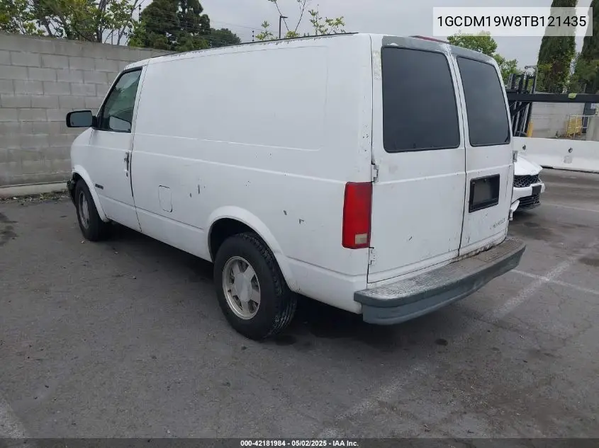 1996 Chevrolet Astro VIN: 1GCDM19W8TB121435 Lot: 42181984