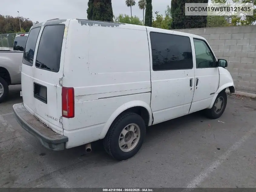 1996 Chevrolet Astro VIN: 1GCDM19W8TB121435 Lot: 42181984
