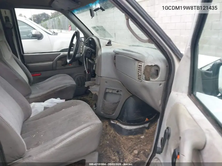 1996 Chevrolet Astro VIN: 1GCDM19W8TB121435 Lot: 42181984