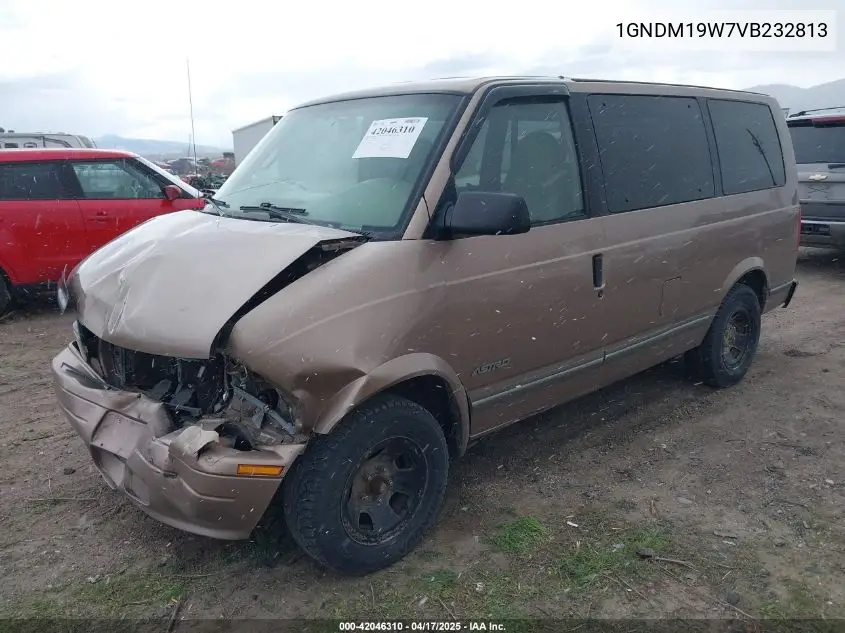1997 Chevrolet Astro Ls Cmi VIN: 1GNDM19W7VB232813 Lot: 42046310