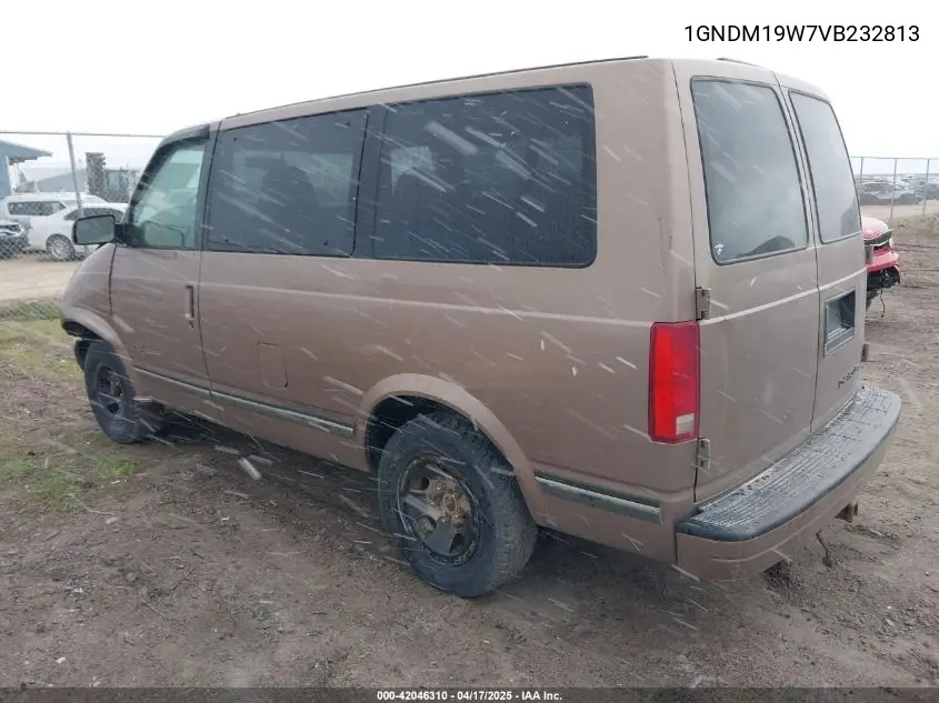 1997 Chevrolet Astro Ls Cmi VIN: 1GNDM19W7VB232813 Lot: 42046310