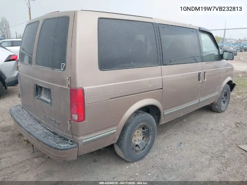 1997 Chevrolet Astro Ls Cmi VIN: 1GNDM19W7VB232813 Lot: 42046310