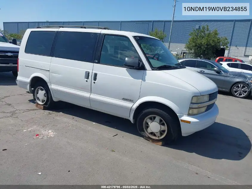 1997 Chevrolet Astro Ls Cmi VIN: 1GNDM19W0VB234855 Lot: 42179795
