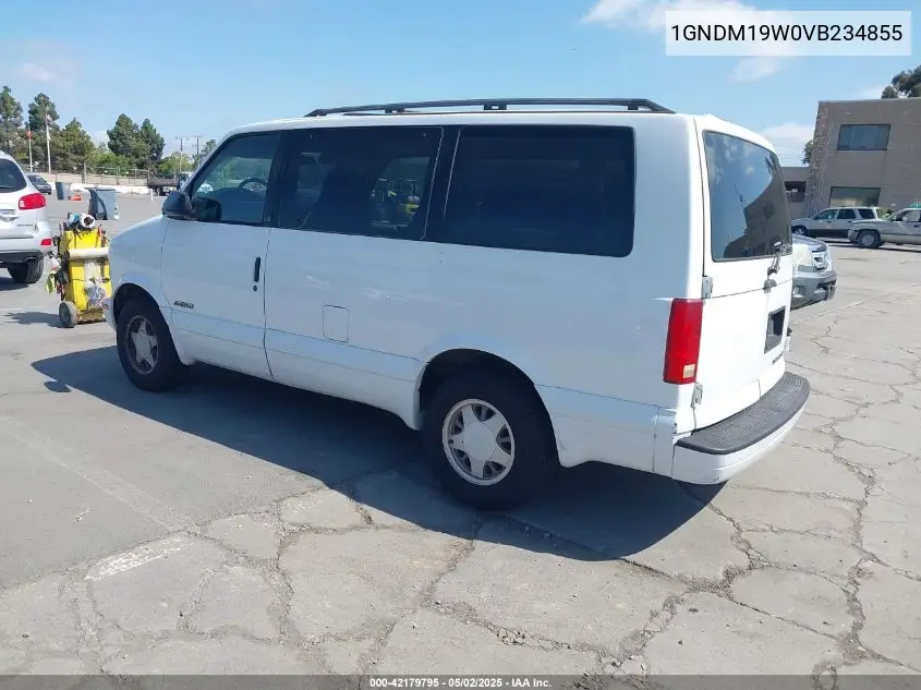 1997 Chevrolet Astro Ls Cmi VIN: 1GNDM19W0VB234855 Lot: 42179795